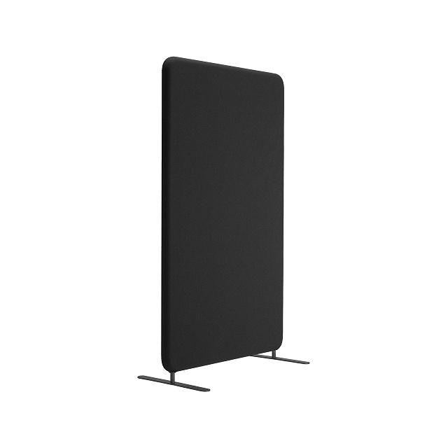 Floor screen w.legs 120x170 Dox 50 black