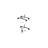 Floor screen add-on kit wheels SOFTLINE