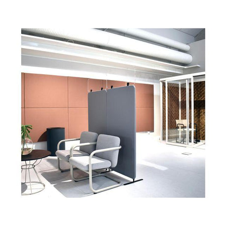 Floor table screen Plexitopp 80x28,5cm