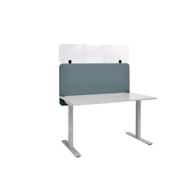 Floor table screen Plexitopp 200x28,5cm