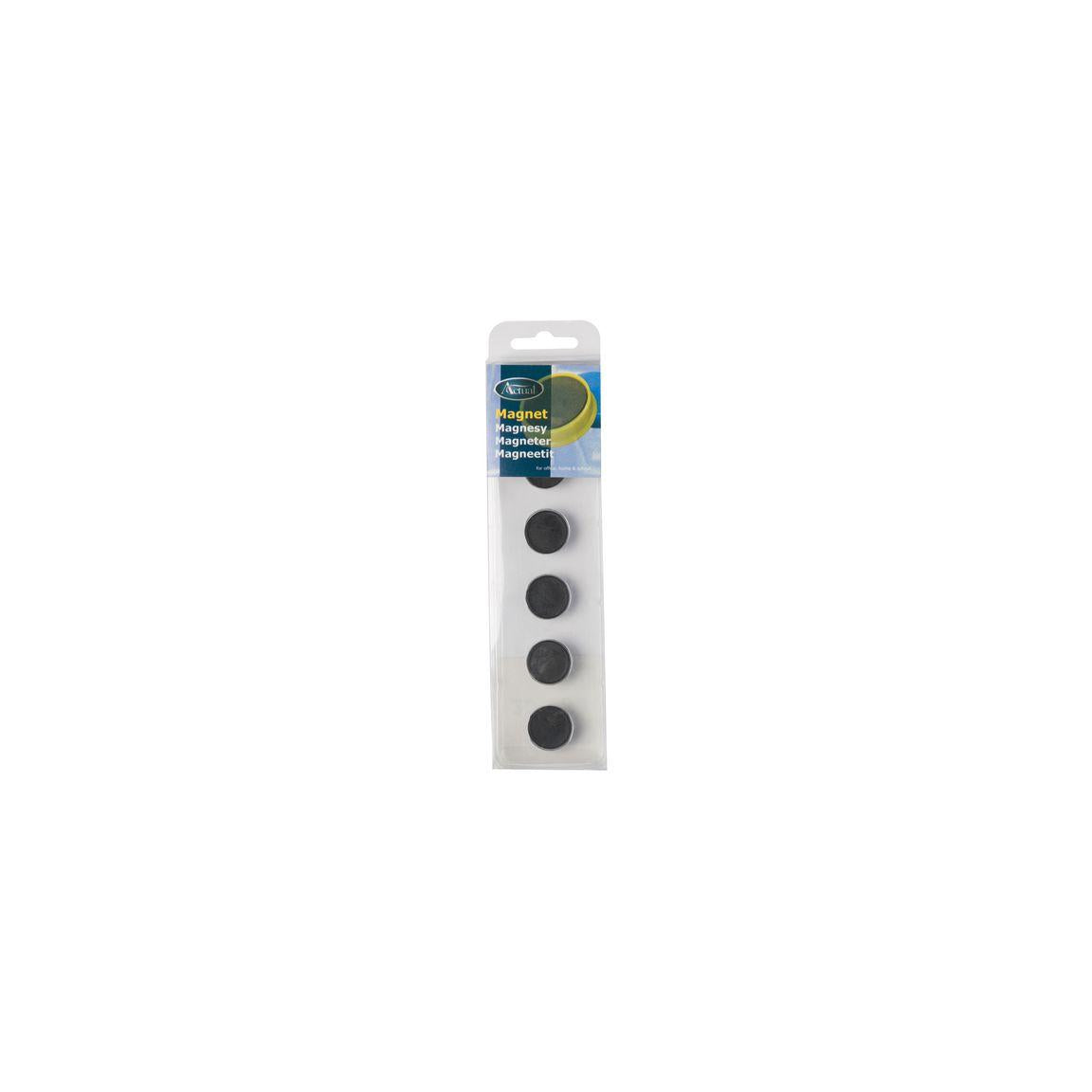 Magnetic buttons ACTUAL 20mm black 6/pc