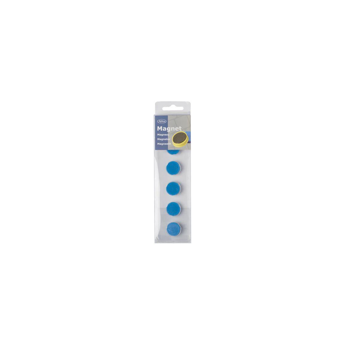 Magnetic buttons ACTUAL 20mm blue 6/pc