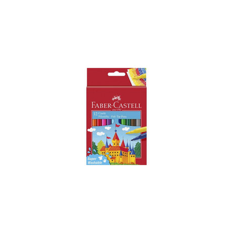 Fibre pen Children assorted colours 12/pc