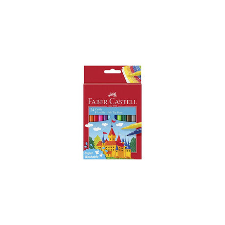 Fibre pen Children assorted colours 24/pc