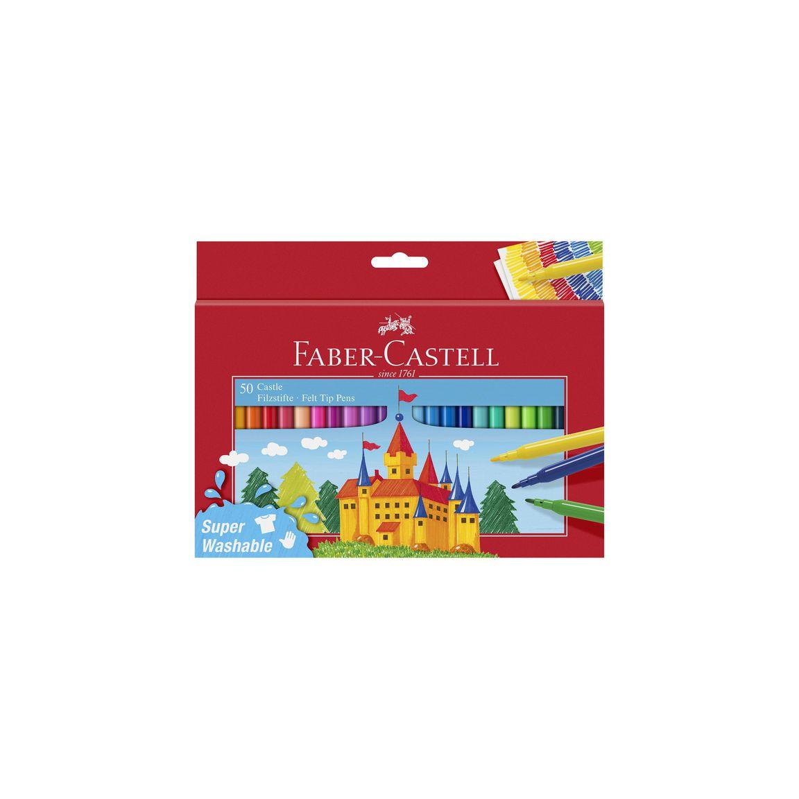 Fibre pencils Children assorted colours 50/pc