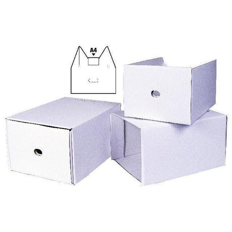 Archive box A4 315x220x160mm part-1 white