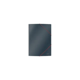 Rubber band folder LEITZ COSY 3-k A4 krt grey