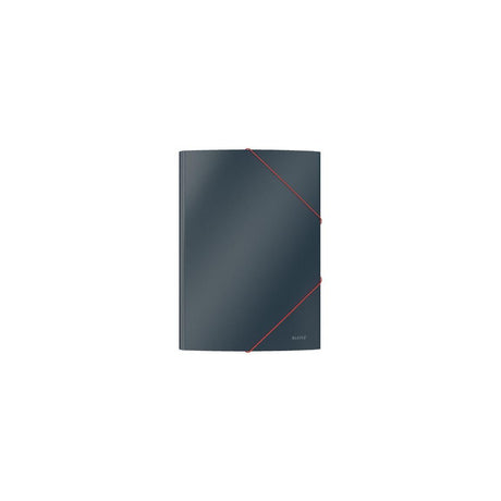 Rubber band folder LEITZ COSY 3-k A4 krt grey