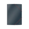 Rubber band folder LEITZ COSY 3-k A4 krt grey