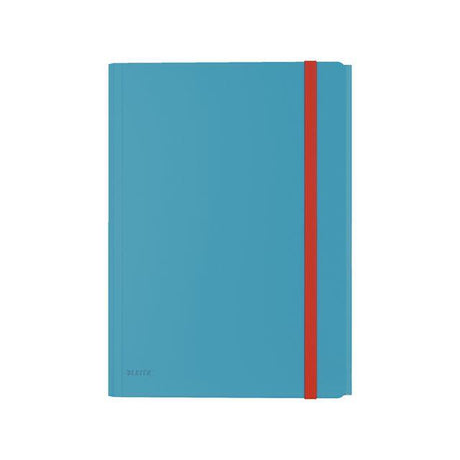 Rubber band folder LEITZ COSY 3-kl A4 PP blue