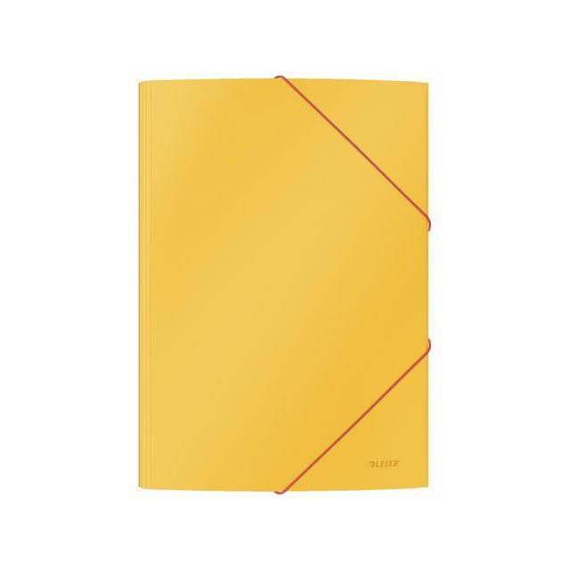 Rubber band folder LEITZ COSY 3-k A4 krt yellow
