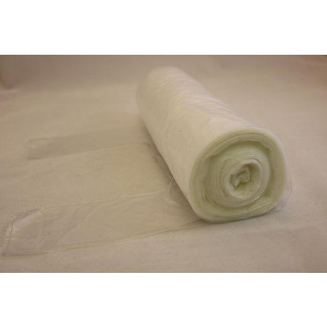 Plastic bag tie 17my transp 30L 100/rl