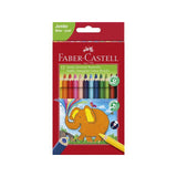 Jumbo triangle coloured pencil 12 colours/pack