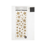 Glitter stickers gold stars 110/pc