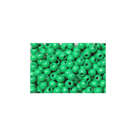 Wooden bead 8 mm green 200/pack