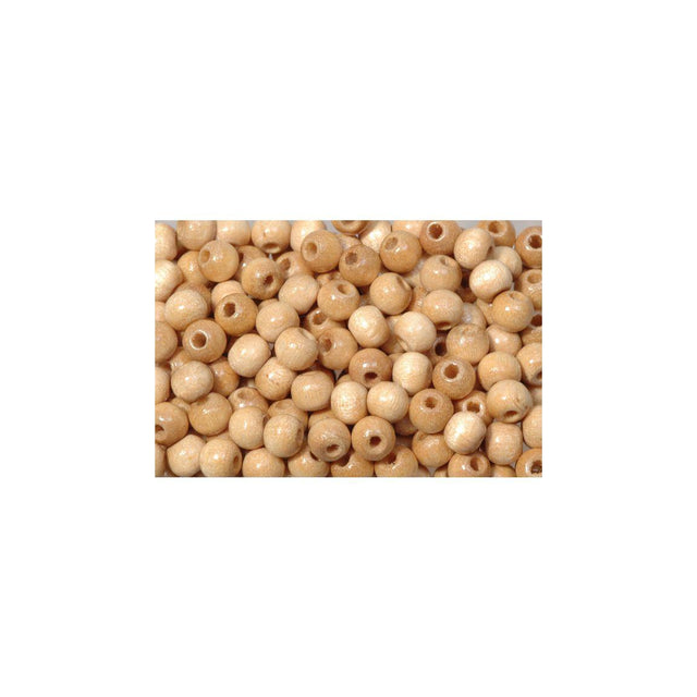 Wooden bead 10 mm natural 200/pack