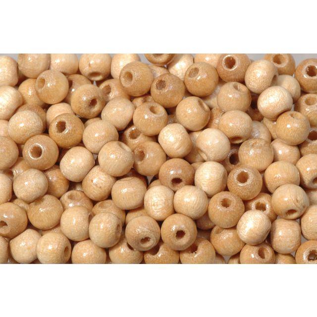 Wooden bead 10 mm natural 200/pack