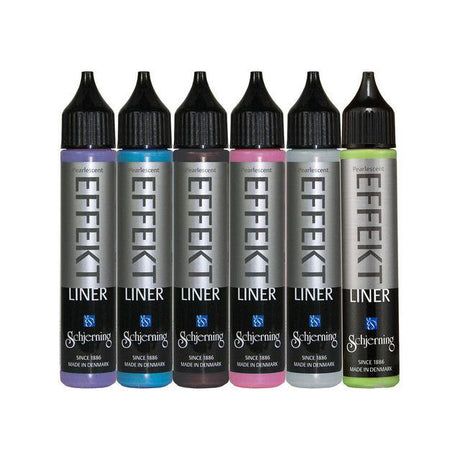 Effect liner metallic paint 6x28 ml 6/pack