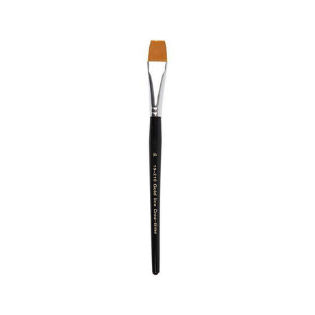 Synthetic brush Gold Line flat no.16 6/pc