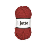 Wool yarn Jette 50g red