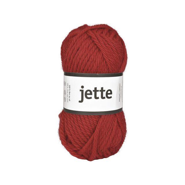 Wool yarn Jette 50g red