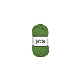 Wool yarn Jette 50g green