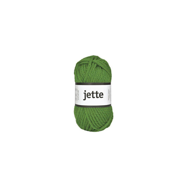 Wool yarn Jette 50g green