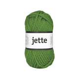 Wool yarn Jette 50g green