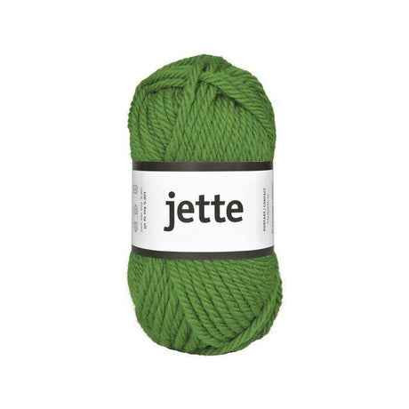 Wool yarn Jette 50g green