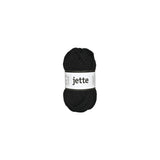 Wool yarn Jette 50g black