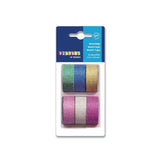 Washitape glitter 6/pack