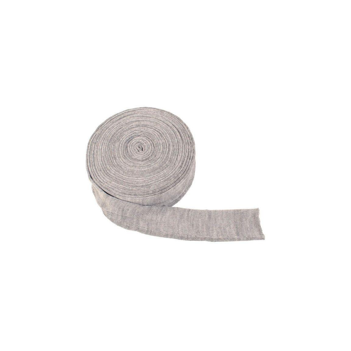 Tube knitted fabric 6cmx10m grey
