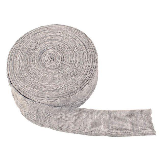 Tube knitted fabric 6cmx10m grey