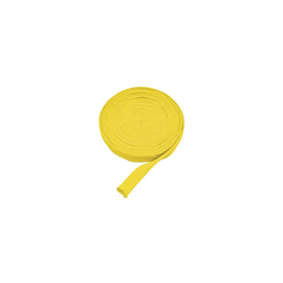 Tube knitted fabric 3cmx10m yellow