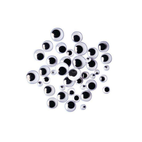 Eyes black/white mix 300/pack