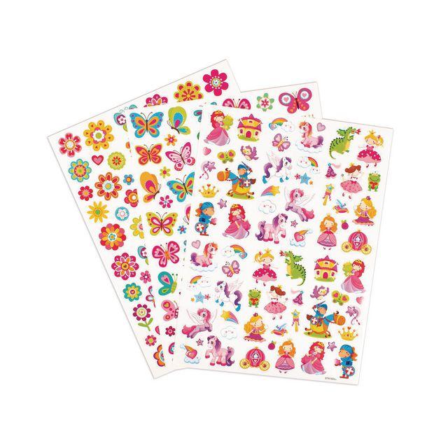 Stickers fairy tales, butterflies and flowers