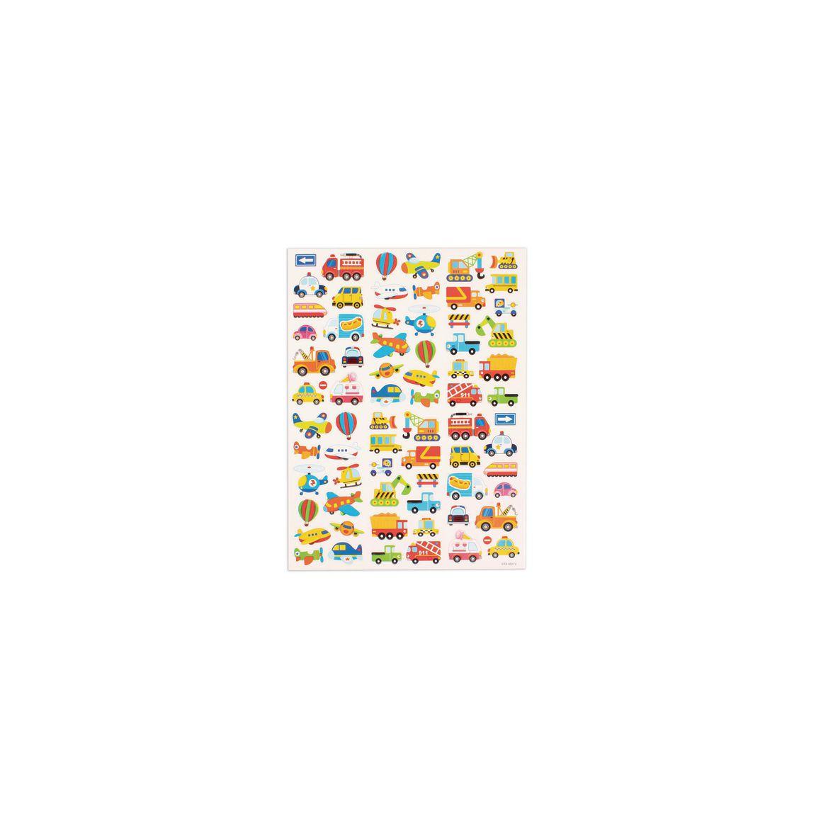 Stickers vehicles 72/pack
