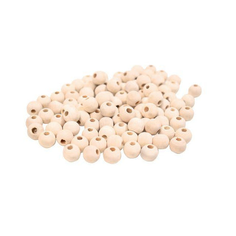 Wooden beads 10mm 100/pack
