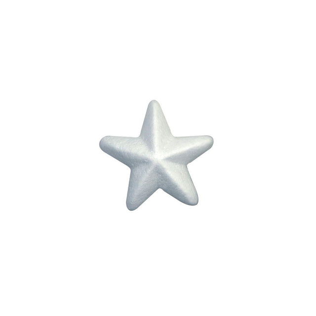 Styrofoam star 70 mm 25/pack