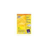 Label AVERY yellow 70x37mm 2400/pc