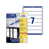 Label AVERY Binder 192x38mm 700/fp