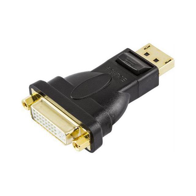 Adapter DELTACO DP-DVI black