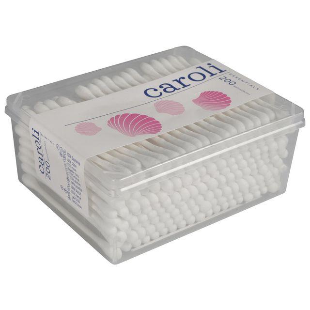 Ear swab with cotton buds 7,5cm 200/pc
