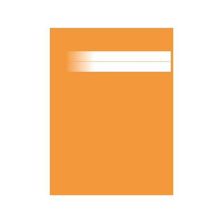 Exercise book A5 unlined orange