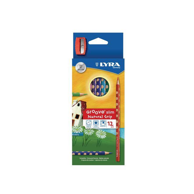 Colour pencil LYRA Groove Slim 12/pack