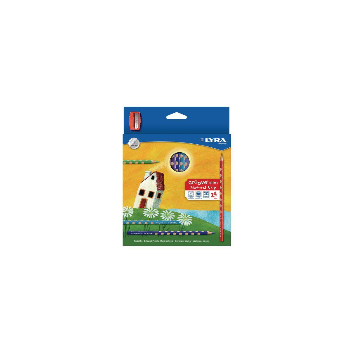 Colour pencil LYRA Groove Slim 24/pack