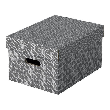 Storage box ESSELTE Home grey M 3/pc