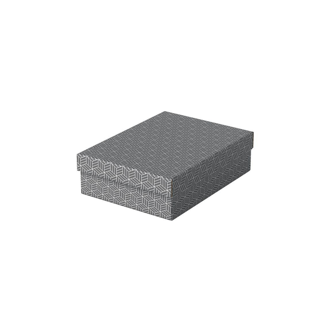 Storage box ESSELTE Home grey M low3/pc