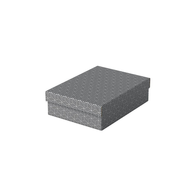 Storage box ESSELTE Home grey M low3/pc