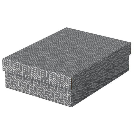 Storage box ESSELTE Home grey M low3/pc